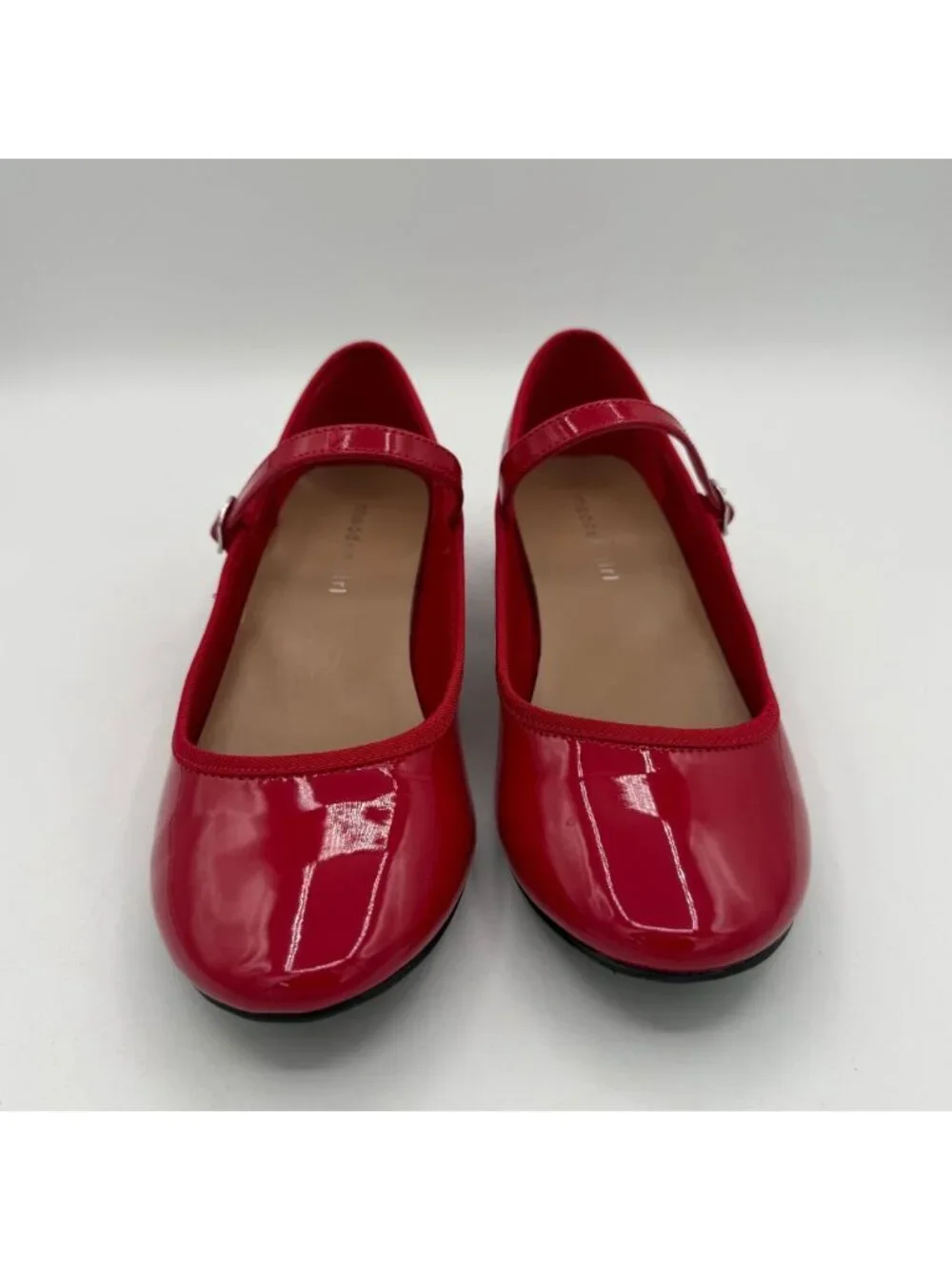 Madden Girl Tutuu block-heel Mary Jane flats red patent finish size 7.5M - Picture 2 of 9
